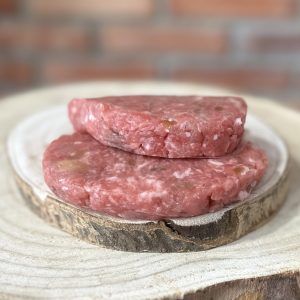 Hamburguesa de cebolla caramelizada