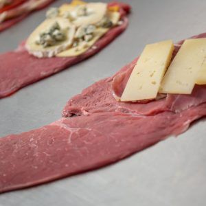 Cachopo jamón serrano y queso manchego