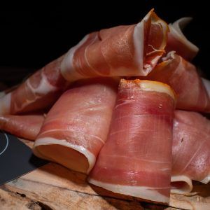Jamón Ibérico de Cebo 100% cortado a cuchillo